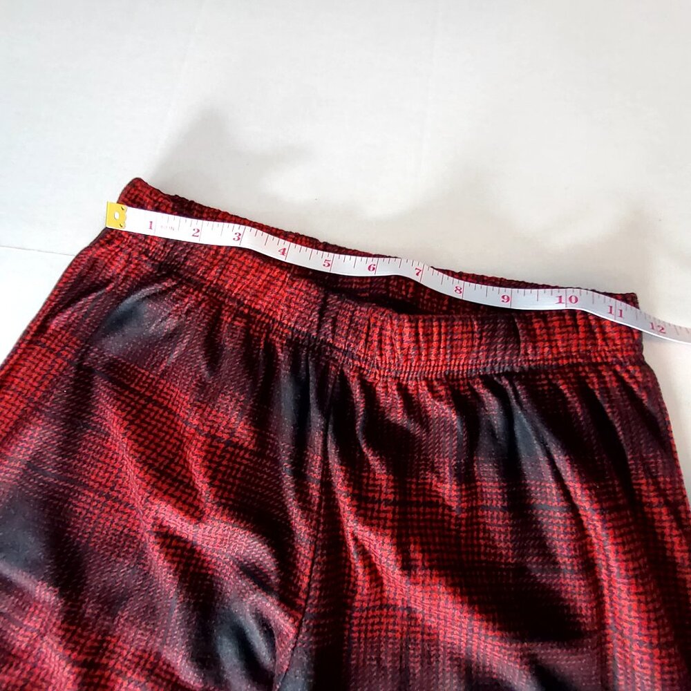 Cat & Jack Red Plaid Sleepwear Pants Size L 10/12 Recycled Polyester Youth - Picture 3 of 16